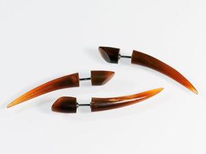 Elegantes Pendientes de Cuerno de Búfalo, Ecológicos, Hechos a Mano, Modernos, Ligeros, Artesanales, Joyería para Bodas - Product Image 3
