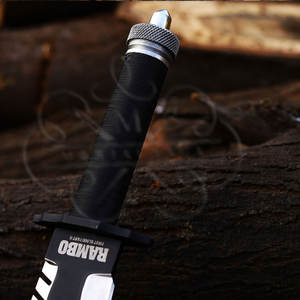 Cuchillo de Caza Bowie de Acero Inoxidable de Grado Industrial, Cuchillo de Camping con Borde Dentado y Punta de Clip, Personalizable OEM - Product Image 5