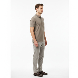 เสื้อโปโลผ้าฝ้ายเมอร์เซอไรซ์สุดหรูสำหรับผู้ชาย สัมผัสนุ่มดุจผ้าไหม คุณภาพสูง เหมาะสำหรับธุรกิจและลำลอง ขายส่ง รับออกแบบตามสั่ง - Product Image 4