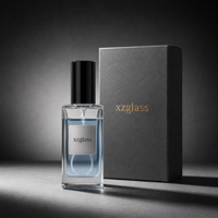 Fournitures d'usine : Flacon de parfum vide de 50 ml, rectangulaire, couleur personnalisée, flacon de parfum exquis, 50 ml, avec couvercle