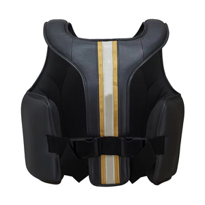 Black White PVC Boxing Chest Protector <b>Training</b> Gear Protective Equipment for MMA Muay Thai Winter Customized Packaging & Brand - Product Image 4