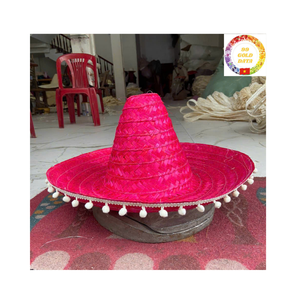 Trending Mexican <b>Hat</b> <b>Straw</b> Sombrero Bulk Supply Summer Beach <b>Hat</b> Vietnam Manufacturer - Product Image 6