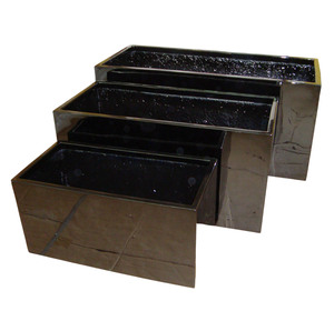 Maceta Moderna de Fibra de Vidrio para Interiores y Exteriores, Ligera, Duradera, Cuadrada, Diseño Personalizado, Suministro de Fábrica - Product Image 2