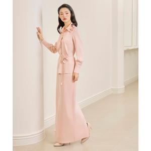 Ready To Ship Women’s Premium Business <b>Skirt</b> Elegant High Waist Satin Midi <b>Skirt</b> <b>Office</b> Formal Workwear For Wholesale - Product Image 5