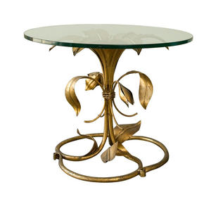 Modern Metallic Aluminum Irregular <b>End</b> <b>Table</b> for <b>Sofa</b> <b>Side</b> Living Room and Bedroom Decoration Diwali Gift Art Deco Design - Product Image 5