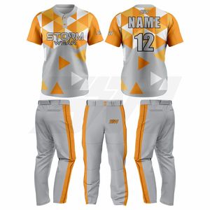 Uniforme de baseball personnalisé en gros, maillot et pantalon de baseball légers pour l'entraînement, les tournois et les ligues - Product Image 6