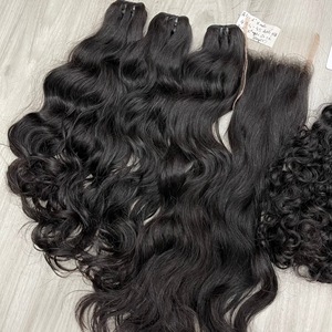 Extensiones de Cabello Ondulado Natural de Moda, 100% Cabello Vietnamita, Paquetes de Cabello con Puntas Gruesas y Acabado de Alta Gama, Gran Stock Disponible - Product Image 4