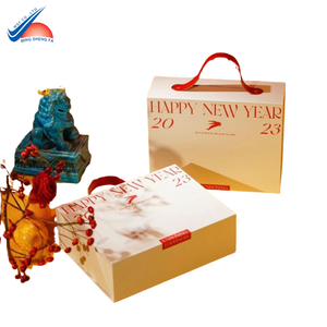 Caja de regalo navideña Tet impresa personalizada | Tapa magnética | Impresión a todo color - Product Image 2