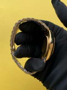 BOJ Plain R.O.L.E.X.49 36mm Gold Tone Stainless Steel Mechanical Automatic Analog Wrist <b>Watch</b> For Women At Low Price Hot Sale - Product Image 4