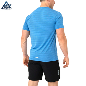 Wholesale High Elastic <b>Mens</b> <b>Compression</b> T-<b>Shirt</b> Shorts Set Custom Logo Breathable Fitness Workout Suit Gym Sportswear Set - Product Image 3