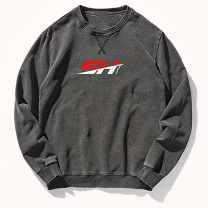 Sudaderas Casuales para Hombre con Lavado Ácido, Corte Regular, Estilo Vintage, Suaves, de Mezcla de Algodón, Cuello Redondo, para Invierno, Venta al Por Mayor - Product Image 4