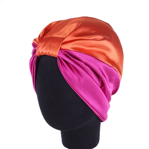 Bonnet de nuit en soie de mûrier 100% naturelle, pour protéger les cheveux, pour femmes et filles - Product Image 2