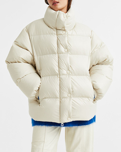 Chaqueta de Pana Acolchada para Mujer, con Capucha, Bordada, de Poliéster Transpirable, de Manga Larga, con Nuevo Diseño Moderno, la Más Vendida - Product Image 2