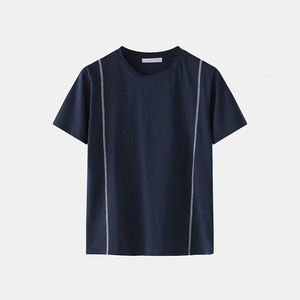 Ensemble deux pièces pour homme, t-shirt et short en coton lourd 280 g/m², décontracté, été, séchage rapide - Product Image 2
