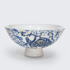 Ensemble de tasses porte-bonheur des quatre dieux, 5 pièces, personnalisable, vente en gros, transferts d'impression sur écran de haute qualité, tasse à thé en porcelaine, passe au micro-ondes et au lave-vaisselle - Product Image 4