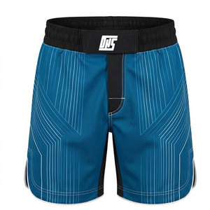 Pantalones Cortos Profesionales de MMA para Hombre, Duraderos, Deportivos, con Tela Elástica para Entrenamiento, Sparring, Fitness y Deportes de MMA - Product Image 1
