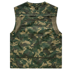 Gilet de pêche décontracté pour homme en polyester, multi-poches, haute qualité, personnalisé, très vendu, pour sports de plein air et chasse en hiver - Product Image 2