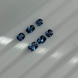 Spinelle bleue cobalt naturelle de qualité supérieure, taille coussin, 1 à 2 carats, non chauffée, provenance Tanzanie, excellente qualité, vente en gros - Product Image 6