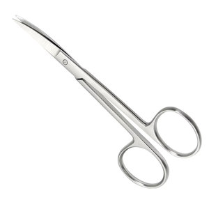 Tijeras Curvas para Láminas Dentales, de Acero Inoxidable, Longitud 110mm, Instrumento Dental de Precisión para Cortar Láminas Dentales y Materiales de Laboratorio - Product Image 6