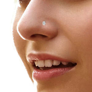 0.11 Carat Diamant Naturel Nez Pin HI Couleur VS-SI Clarté Fine Piercing Bijoux - Product Image 6