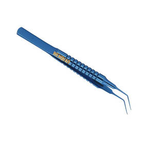 Pinzas Quirúrgicas Oftálmicas Anguladas para Capsulorrexis de Acero Inoxidable de Alta Calidad, Grado A+, Certificación CE, Uso Hospitalario, Wenquar - Product Image 1