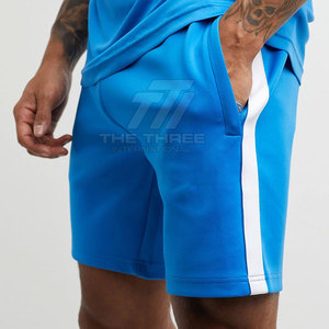 Conjunto de Sudadera con Capucha y Pantalones Cortos Ligeros de Dos Piezas, Color Sólido, 2026, para Hombre, Venta Caliente - Product Image 4