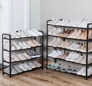 OEM/ODM 5 Tiers Metal <b>Shoe</b> Rack Shelf for 20 Pairs Space Saving <b>Shoes</b> <b>Holder</b> Organizer Storage Rack for Home Entryway - Product Image 4