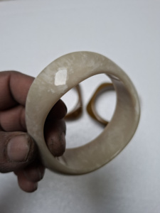 Pulseras de Resina Ecológicas de Primera Calidad, Elegantes y Sostenibles, Vibrantes y a la Moda, Hechas a Mano, Cada Estilo Único, Artesanía de la India - Product Image 5