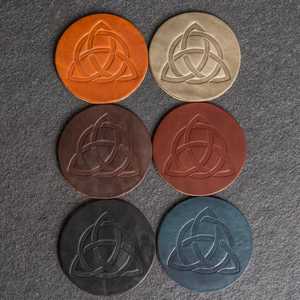 Premium Leather Coasters Set Durable Drink Coaster Heat Resistant Table Protection Restaurant Use GLC-0076 - Product Image 5
