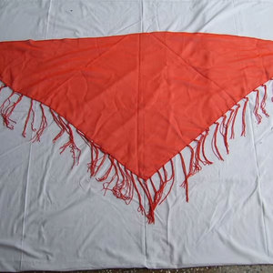 Elegant Fringed Triangle Chiffon Scarves Lightweight Soft Sheer <b>Wrap</b> Shawl Fashion Neck <b>Head</b> Scarf for Women Stylish All Season - Product Image 1