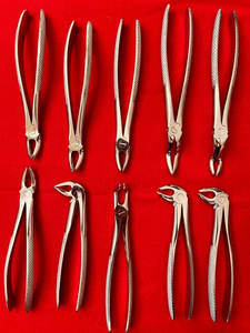 Pinzas de Extracción Dental Manuales Ergonómicas de Precisión Quirúrgica, de Acero Inoxidable Plateado, para Molares Superiores e Inferiores y Dientes del Saber - Product Image 6