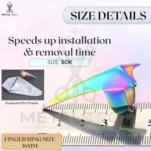 New Trendy Hair Extensions Remover <b>Pliers</b> <b>Set</b>, Micro Beads Hair Loop Tool Stainless Steel Packed In Soft Case Hair Parting Tools - Product Image 5
