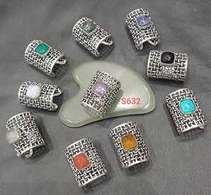 Imitation Bohemia Christian Brass Rings Gold Plated Unisex Gift Jewelry Wholesale Factory Price - Product Image 2