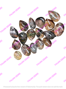 Venta al por mayor de gemas FAIJAN: Cuarzo de jardín natural curativo, cristales fantasma de lodolita de alta calidad, forma libre, grabado certificado - Product Image 3