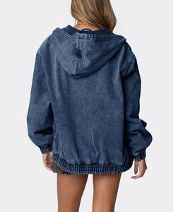 Hoodie Relaxed Fit Custom Apparel Women's Heavyweight Fleece Hoodie Luxury Everyday Sweatshirt Women's Minimalist Pullover Hoody - Product Image 4