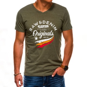 เสื้อยืดผู้ชายแขนสั้นสำหรับทุกสภาพอากาศน้ำหนักเบาพิมพ์ลายดีไซน์ยอดเยี่ยม - Product Image 1