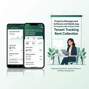 Software de Gestión de Propiedades, Aplicación Móvil, Seguimiento de Alquileres, Cobro de Renta, Gestión de Contratos, Compra y Venta - Product Image 1