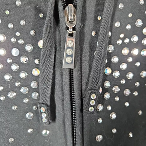 เสื้อฮู้ดดี้ผู้ชายประดับเพชร ขายดี ดีไซน์ใหม่ล่าสุด ระบายอากาศได้ดี ราคาถูก รับทำโลโก้/สีตามสั่ง - Product Image 5