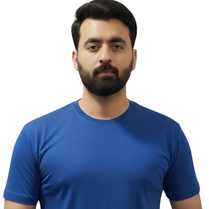 T-shirt Homme Col Rond Manches Courtes Coupe Droite Minimaliste Décontracté Basique Streetwear Vente en Gros Personnalisé Vêtement Quotidien Tendance Tee-shirt Haut - Product Image 4