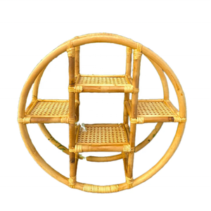 Meilleure vente étagère murale en rotin pour la décoration intérieure étagère murale avec bambou et rotin Design Style de base fabriqué au Vietnam KT01 - Product Image 1