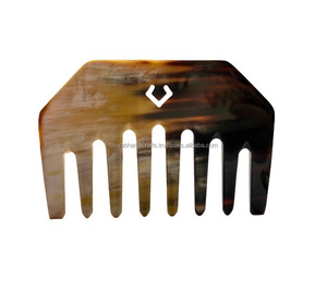 Peine de Cuerno de Búfalo Pulido de la Mejor Calidad, Ecológico, Artesanía Náutica Animal, Tayyab, Hecho en India - Product Image 3