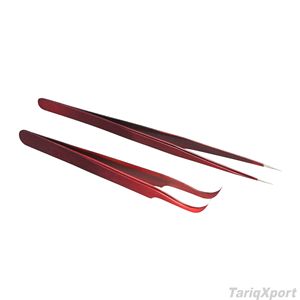 Professional Eyelash Extension Tweezers Stainless Steel Volume Lash Tweezer Anti-Static <b>Precision</b> Forceps for Makeup Beauty - Product Image 2