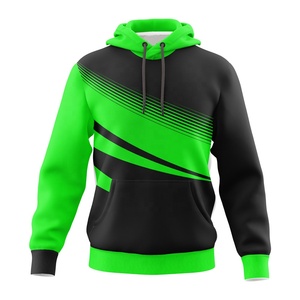 Sweat à capuche de Sublimation 100 Polyester, personnalisé 100% Polyester pour pull, impression complète - Product Image 5