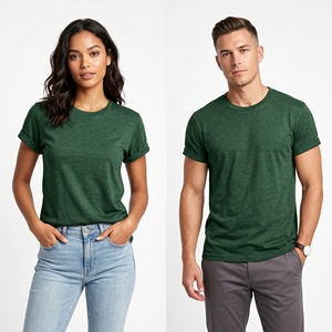 Camiseta Básica Premium de 180 g/m², 100 % Algodón, Corte Holgado Informal para Hombre, Hombros Caídos, Cuello Redondo, con Personalización Personalizada - Product Image 2
