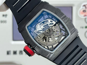 Reloj de pulsera para hombre, de diseño de alta gama, de fibra de carbono, 3502, informal, de negocios, de viaje, con tourbillon, esqueleto, automático, mecánico - Product Image 5