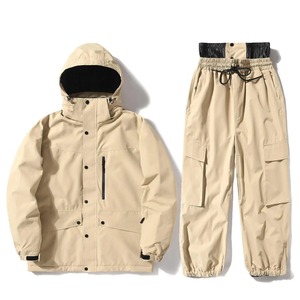 Traje de Esquí Deportivo para Invierno, Chaqueta Impermeable, Transpirable, Cortavientos, con Cierre, Unisex, Tallas Grandes - Product Image 6