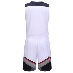 Nuevo Uniforme de Baloncesto con Logotipo a Color, 100% Poliéster, Transpirable, de Secado Rápido, Conjuntos Deportivos para Equipo, Uniforme de Baloncesto Unisex para Entrenamiento - Product Image 6