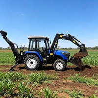Bras d'excavatrice hydraulique pour tracteur 70 CV, livré standard avec pelle de bulldozer/chargeuse
