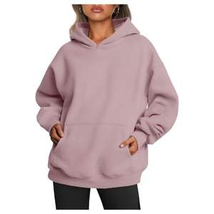 2025 mujeres Heavy Fleece Pullover Hoodie OEM ODM diseño personalizado Otoño/Invierno ecológico transpirable impreso insignia Casual - Product Image 3
