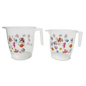 Mug Aqua Imprimé Durable 1,5 L, Écologique, en Plastique PP, Multi-usages avec Poignée pour Salle de Bain, Cuisine et Usage Domestique - Product Image 1